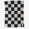 Tekla Cashmere Blanket - Black And White Checks