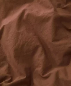 Tekla Cotton Percale Pillowcase - Cocoa Brown - Pair