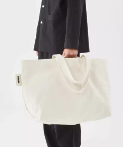 Tekla Canvas Bag In Ecru Home Living