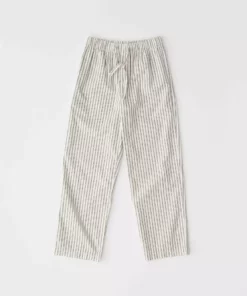 Tekla Poplin Sleep Pants - Hopper Stripes
