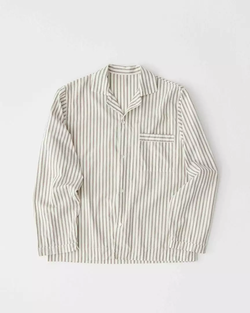 Tekla Fashion Jewellery Poplin Sleep Shirt - Hopper Stripes 3 Tekla Fashion Jewellery Poplin Sleep Shirt - Hopper Stripes