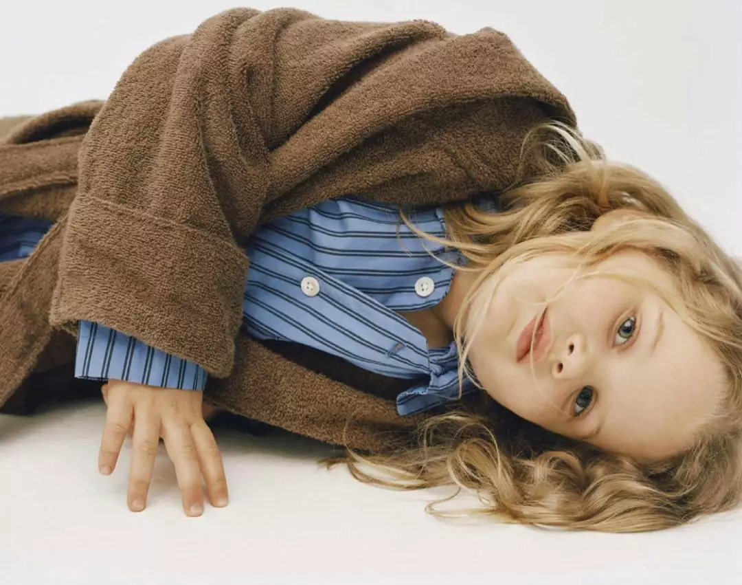 Tekla Towels & Bathroom Linen Kids Hooded Bathrobe - Kodiak Brown 3 Tekla Towels & Bathroom Linen Kids Hooded Bathrobe - Kodiak Brown