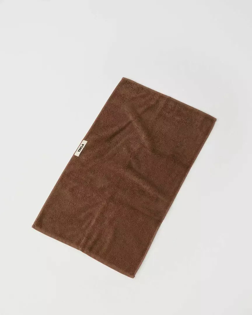 Tekla Home Living Organic Cotton Towels - Kodiak Brown 3 Tekla Home Living Organic Cotton Towels - Kodiak Brown