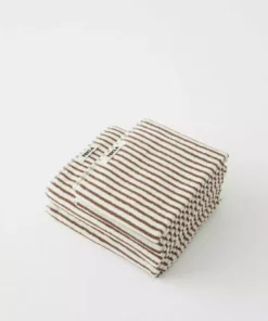 Tekla Organic Cotton Towels - Kodiak Stripes
