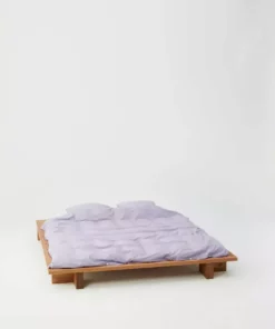 Tekla Cotton Percale Pillowcase - Lavender - Pair 5 Tekla Cotton Percale Pillowcase - Lavender - Pair