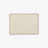 Chiarastella Cattana Home Living Lido Rectangular Coated Placemat - Pain/Brulee