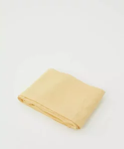 Tekla Home Living Linen Bedspread - Suede Yellow