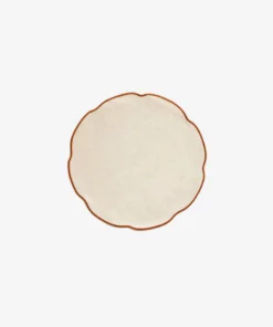 Chiarastella Cattana Home Living Nura Round Placemat - Pain/Brulee