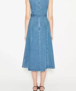 Emilia Wickstead Petra Denim Dress Fashion Jewellery 5 Emilia Wickstead Petra Denim Dress Fashion Jewellery