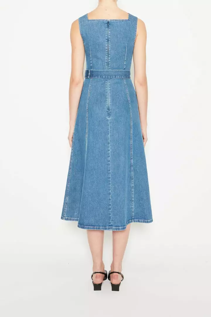 Emilia Wickstead Petra Denim Dress Fashion Jewellery 3 Emilia Wickstead Petra Denim Dress Fashion Jewellery
