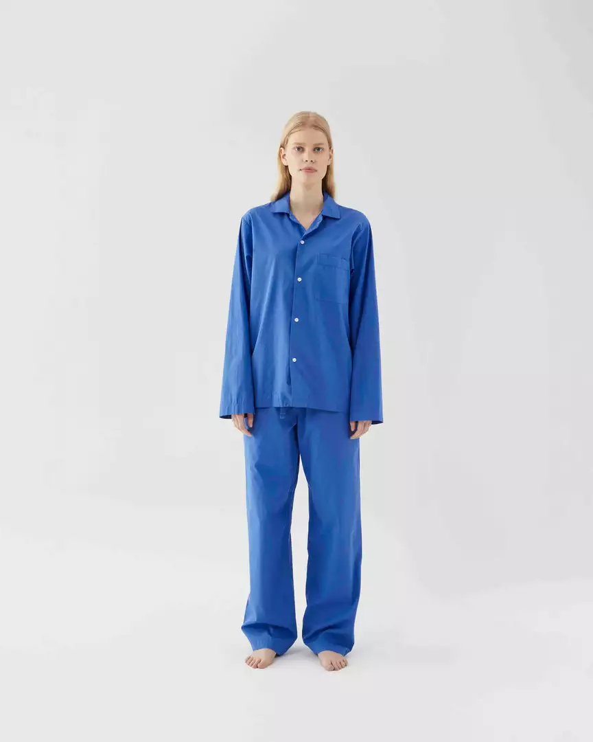 Tekla Poplin Sleep Pants - Royal Blue New Arrivals 1 Tekla Poplin Sleep Pants - Royal Blue New Arrivals