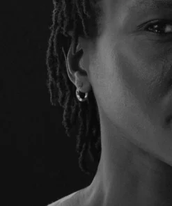 Sophie Buhai Fashion Jewellery Ridge Hoops - Small