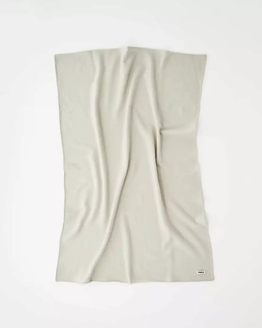 Tekla Home Living Pure New Wool Blanket - Silver Green 1 Tekla Home Living Pure New Wool Blanket - Silver Green