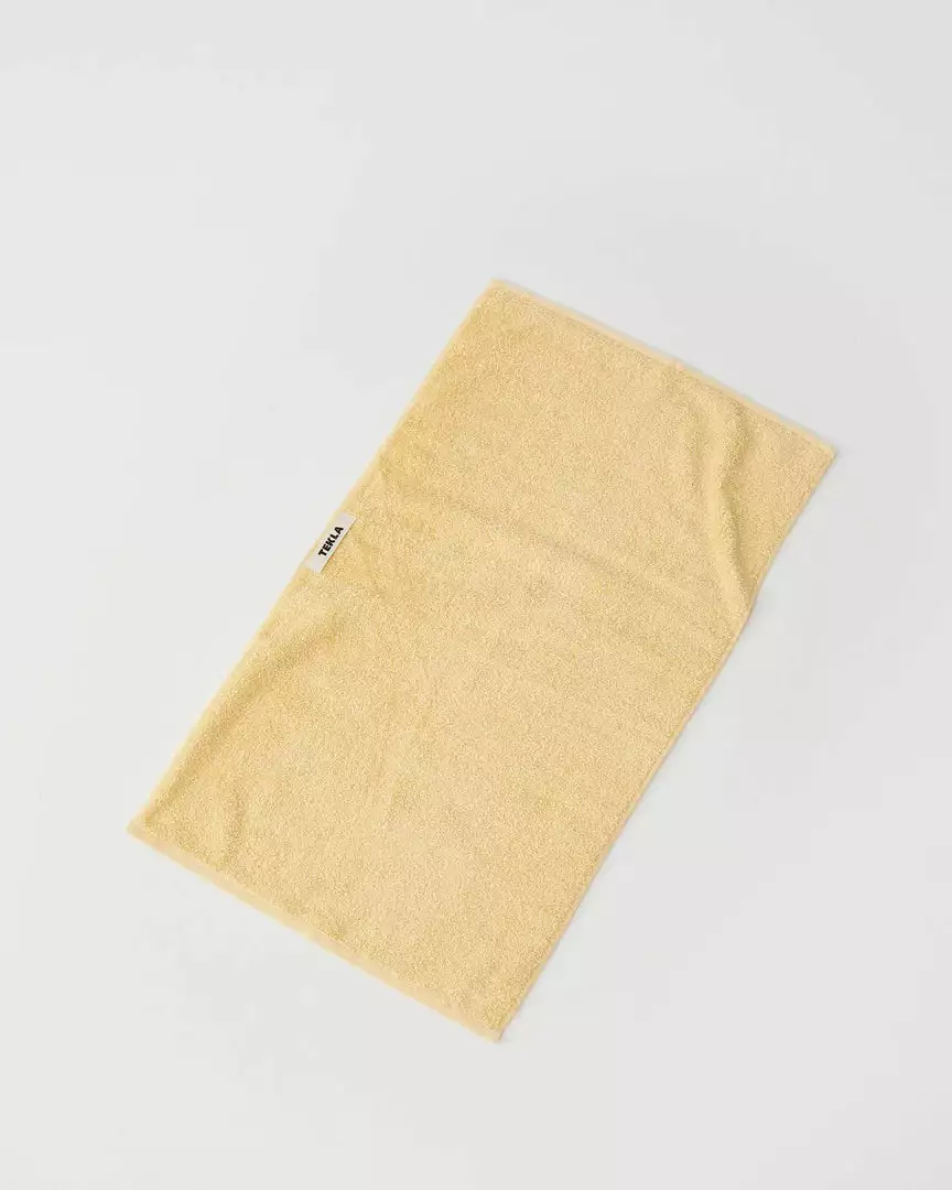 Tekla Home Living Organic Cotton Towels - Tender Yellow 2 Tekla Home Living Organic Cotton Towels - Tender Yellow