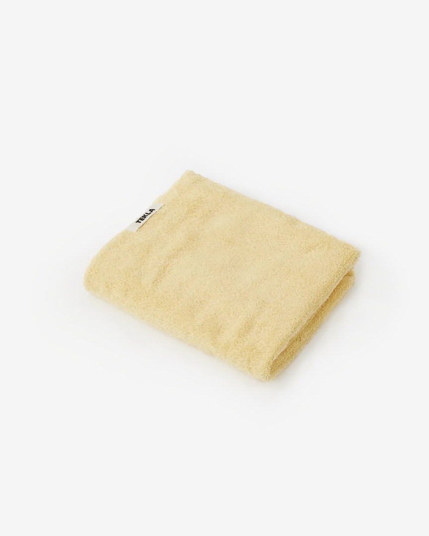 Tekla Home Living Organic Cotton Towels - Tender Yellow 1 Tekla Home Living Organic Cotton Towels - Tender Yellow